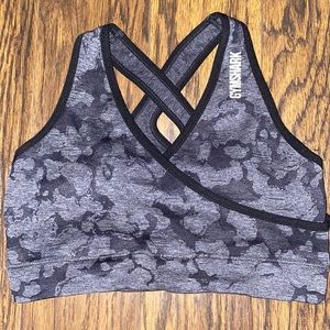 gymshark adapt camo seamless sports bra